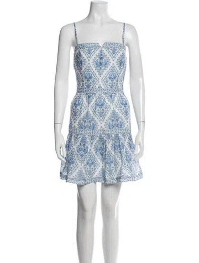 Pre-owned Intermix Silk Mini Dress W/ Tags In White