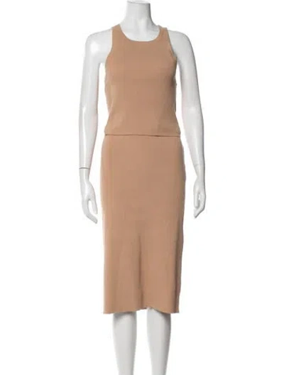 Pre-owned Intermix Skirt Set In Neutrals