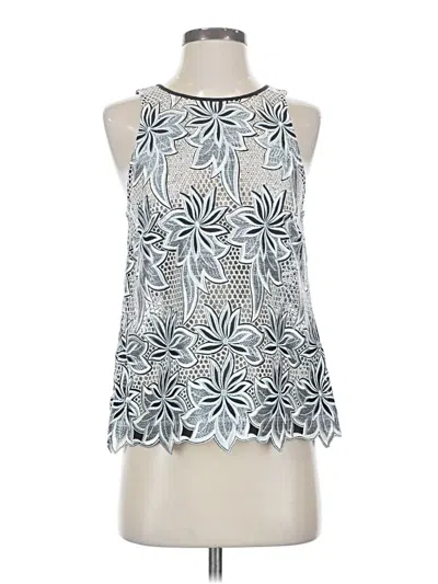 Pre-owned Intermix Sleeveless Blouse In Silver