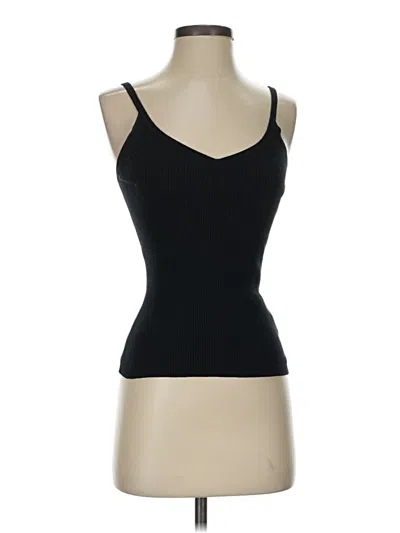 Pre-owned Intermix Sleeveless Top Black Sweetheart Neckline Tops