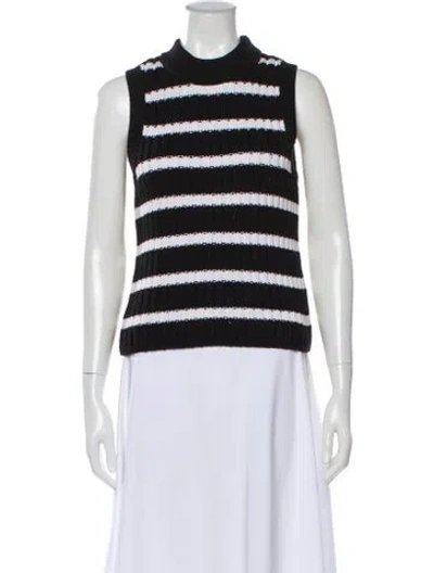 Pre-owned Intermix Striped Crew Neck Sweater In Multi