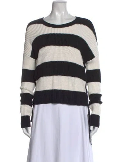Pre-owned Intermix Striped Crew Neck Sweater In Multi