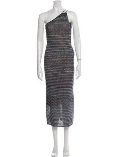 Pre-owned Intermix Striped Long Dress