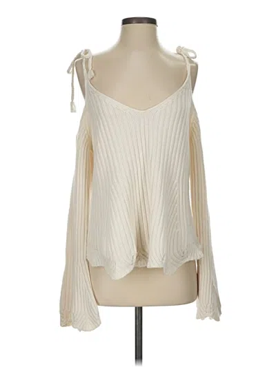 Pre-owned Intermix Sweater Vest In Ivory