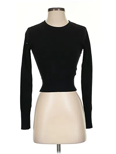 Pre-owned Intermix Turtleneck Sweater In Black