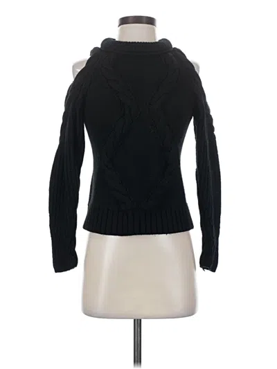 Pre-owned Intermix Turtleneck Sweater In Black