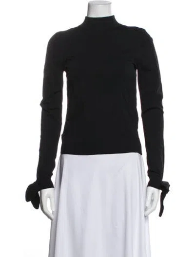 Pre-owned Intermix Turtleneck Sweater In Blue