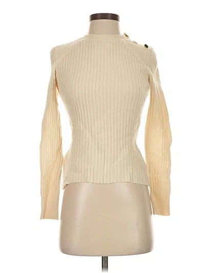 Pre-owned Intermix Turtleneck Sweater In Brown
