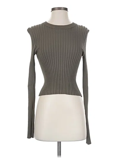 Pre-owned Intermix Turtleneck Sweater In Gray