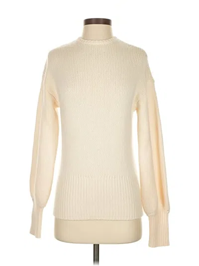 Pre-owned Intermix Turtleneck Sweater In Ivory