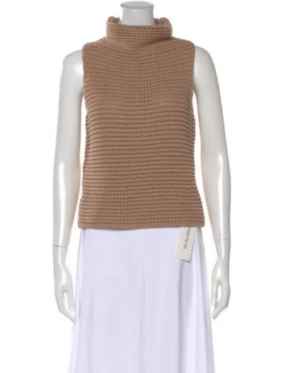 Pre-owned Intermix Turtleneck Sweater In Neutral
