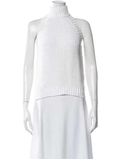 Pre-owned Intermix Turtleneck Sweater In Neutral