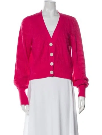 Pre-owned Intermix V-neck Sweater In Multi