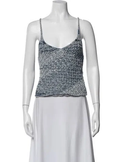 Pre-owned Intermix V-neck Sweater In Neutral