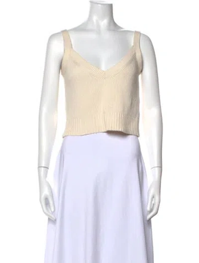 Pre-owned Intermix V-neck Sweater In Pink