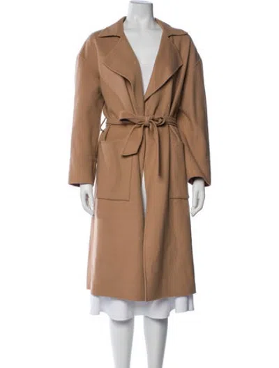 Pre-owned Intermix Wool Coat In Neutrals