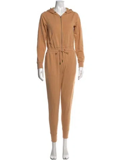 Pre-owned Intermix Wool Crew Neck Jumpsuit In Neutral