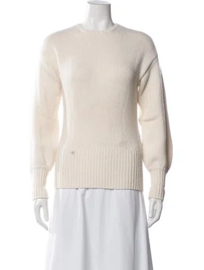 Pre-owned Intermix Wool Crew Neck Sweater In Blue
