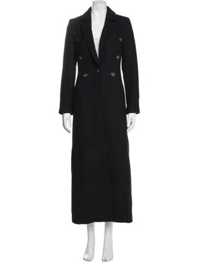 Pre-owned Intermix Wool Jacket In Blue