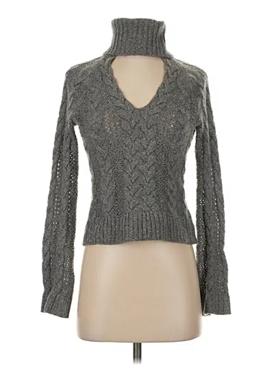 Pre-owned Intermix Wool Pullover Sweater In Gray