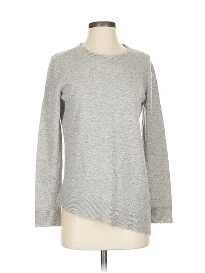 Pre-owned Intermix Wool Pullover Sweater In Gray
