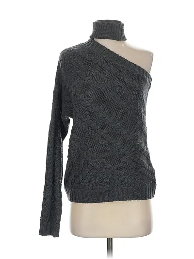 Pre-owned Intermix Wool Pullover Sweater In Gray