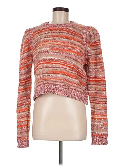 Pre-owned Intermix Wool Pullover Sweater In Orange