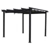 International Caravan 3 Meter Aluminum Framed Pergola, Grey