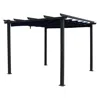 International Caravan 3 Meter Aluminum Framed Pergola, Navy In Blue