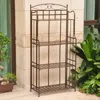 International Caravan Santa Fe Nailhead 4-tier Bakers Rack