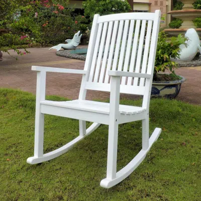 International Caravan Acacia Large Rocking Chair