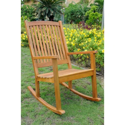 International Caravan Acacia Large Rocking Chair