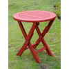 International Caravan Acacia Round Folding Table