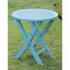 International Caravan Acacia Round Folding Table
