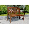 International Caravan Acacia Sapporo Bench In Brown