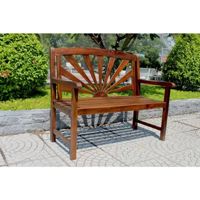 International Caravan Acacia Sapporo Bench In Brown