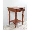 International Caravan Carved Wood Square Table