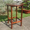 International Caravan Highland Acacia Americana 33-inch Round Bar Height Table
