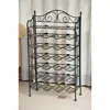 International Caravan Iron 24-bottle Wine Rack