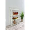 International Caravan Iron 4-tier Folding Bakers Rack