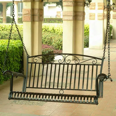 International Caravan Iron Tropico Swing In Black