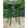 International Caravan Mandalay Iron Bar Height Round Table