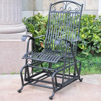 International Caravan Mandalay Iron Glider In Black