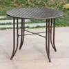 International Caravan Mandalay Iron Outdoor 39" Dining Table