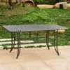 International Caravan Mandalay Iron Outdoor 60" Dining Table