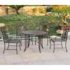 International Caravan Mandalay Set Of 5 Outdoor Dining Group