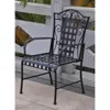International Caravan Mandalay Set Of Two Iron Chairs