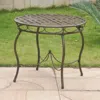 International Caravan Nailhead Iron Bistro Table