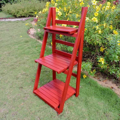 International Caravan Royal Fiji Acacia 3-tier Plant Stand