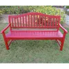 International Caravan Royal Fiji Acacia 59-inch Camel Back 63-inch 3-seater Bench With Pop-up Table